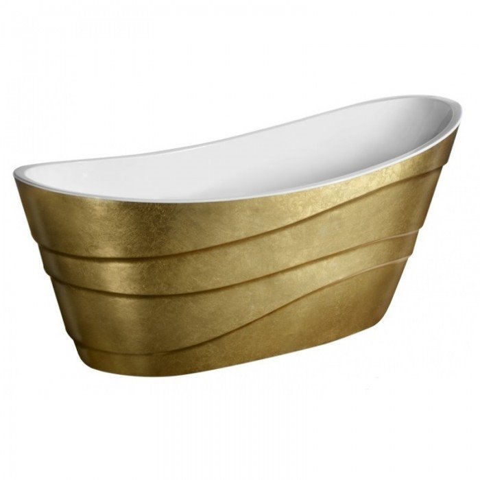 Фото 50 - Акриловая ванна Lagard Alya Treasure Gold 170x75.